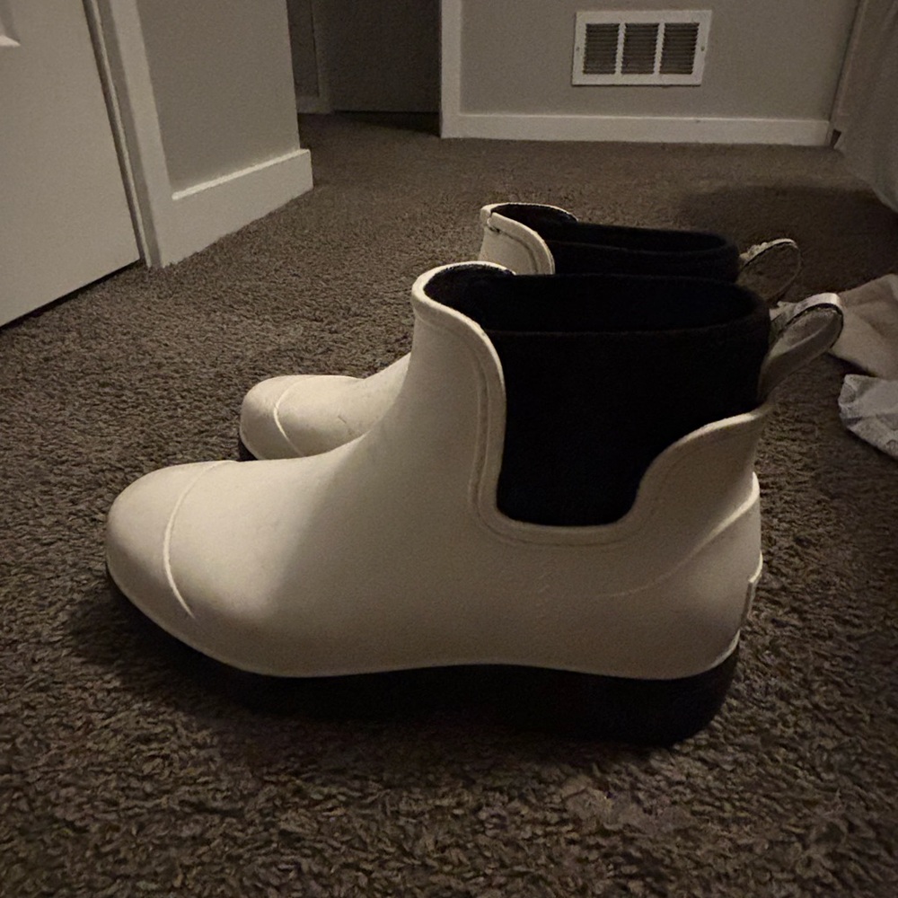 UGG Black and White Winter Boots